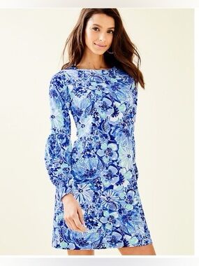 Lilly Pulitzer Bartlett Dress Coastal Blue